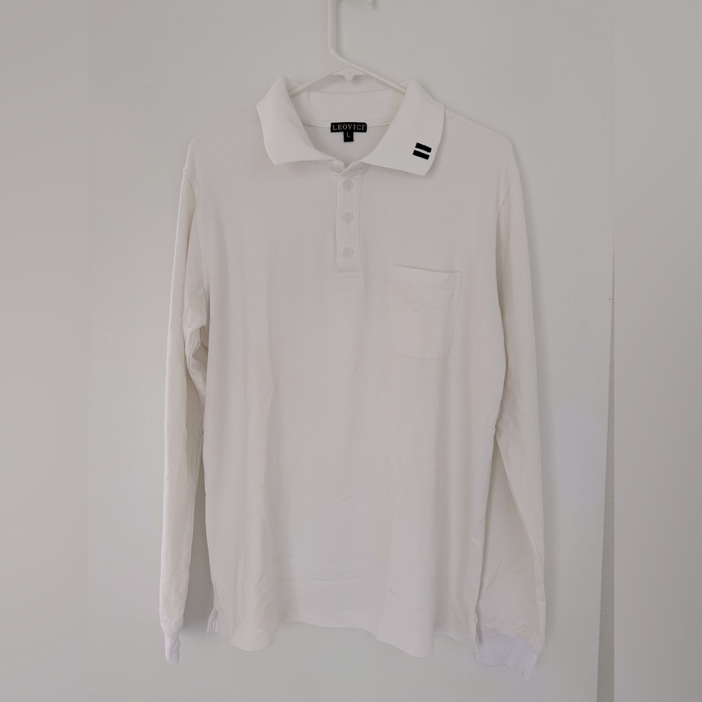 Leovici Men’s Polo White NEW